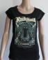 Preview: Metal Attack Merch Shop - Rock Hard Festival 2019 - Girlie Shirt Skull Spitze Langarm